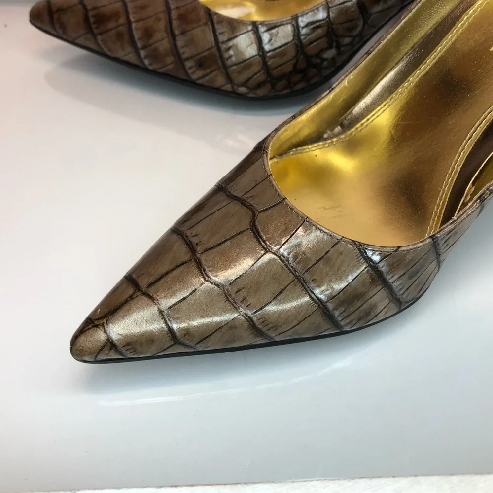 Enzo Angiolini Natia snake skin heels - Picture 5 of 10